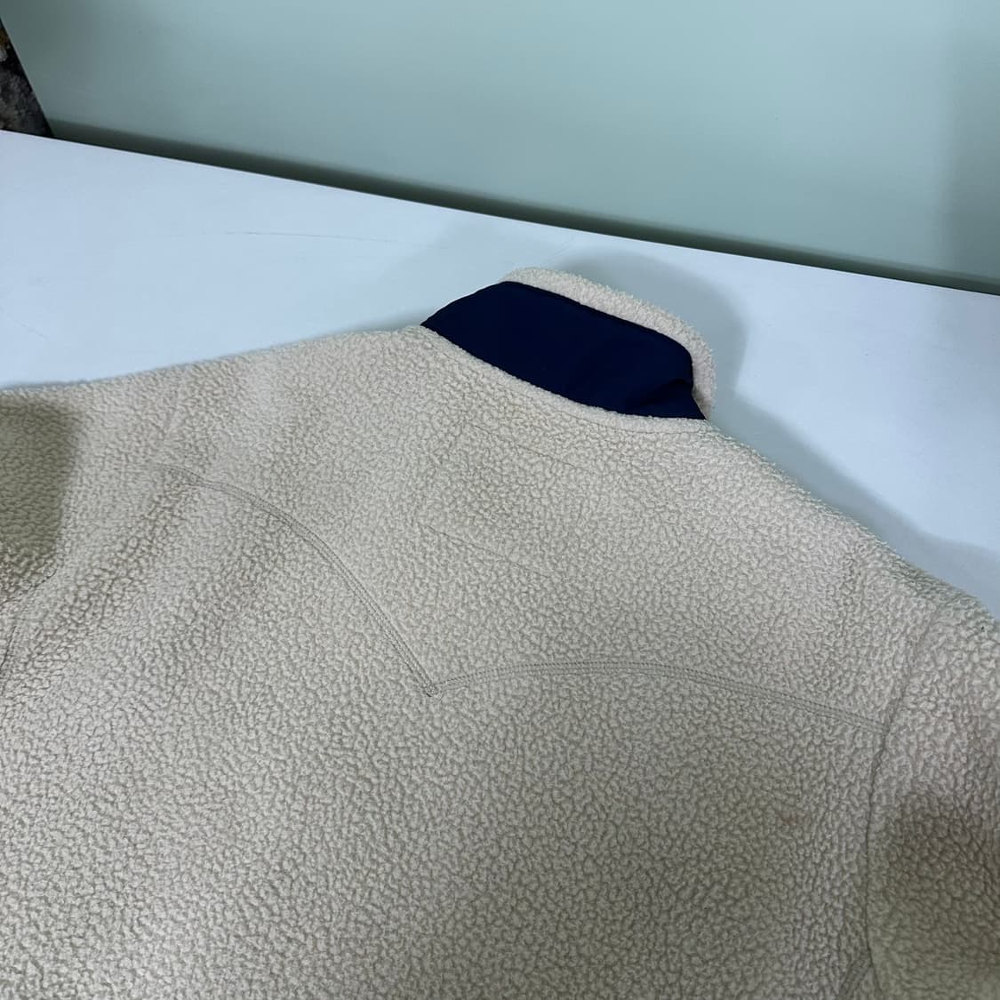 L 리바이스 아이보리 레트로 후리스자켓 상품이미지7