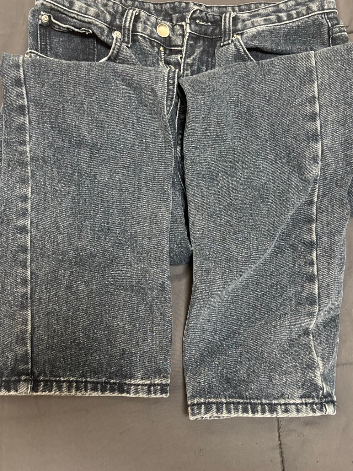 트릴리온 바이오스톤 워싱 스트레이트 데님 팬츠 (BLUE GRAY) S 상품이미지6