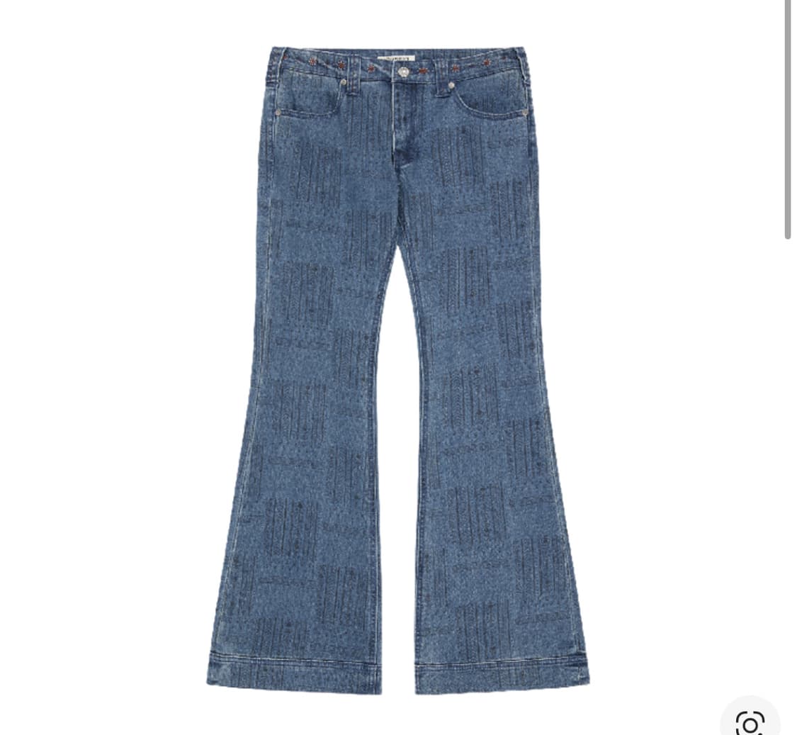 코이세이오 빈티지 부츠컷 데님 팬츠 블루 상품이미지1