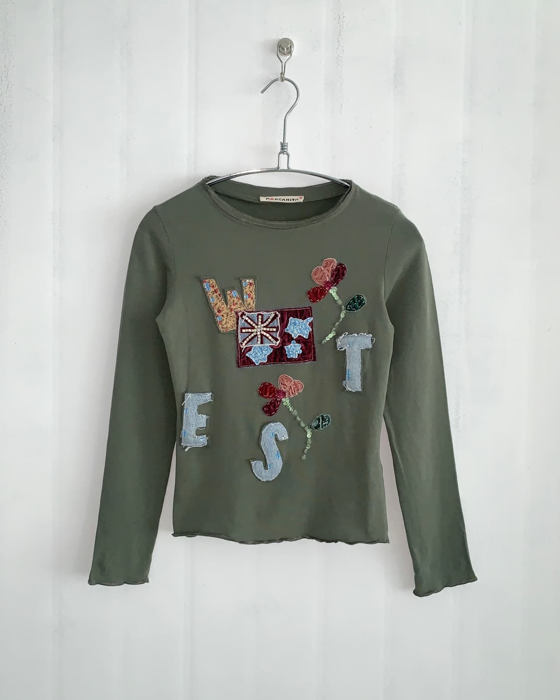 Y2K Kitsch Patchwork Long Sleeve 상품이미지7