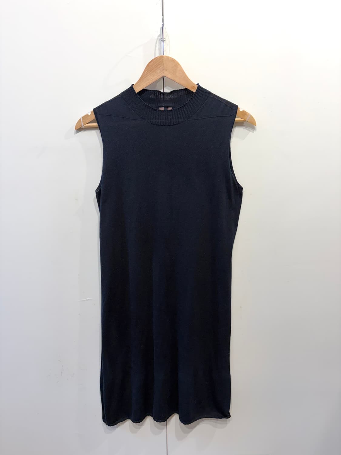 12SS 릭오웬스 실크 슬리브리스 원피스 상품이미지1