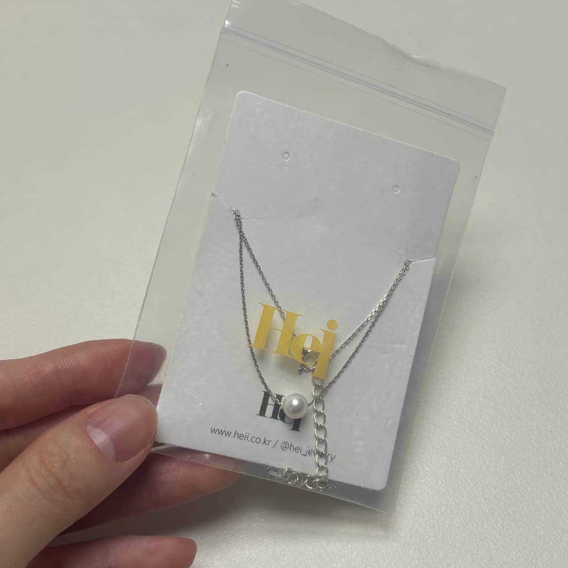 헤이 swarovski pearl necklace 상품이미지5