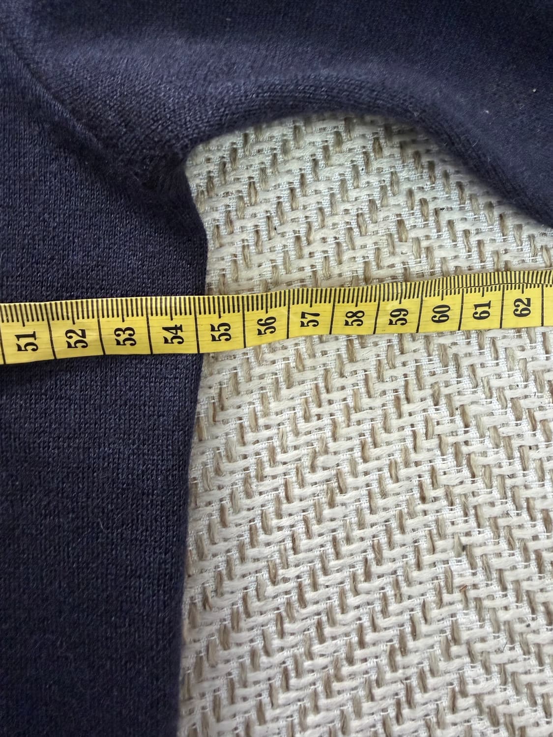 정품) 더캐시미어 한섬 루즈핏 네이비 캐시미어 니트 90 F 상품이미지7