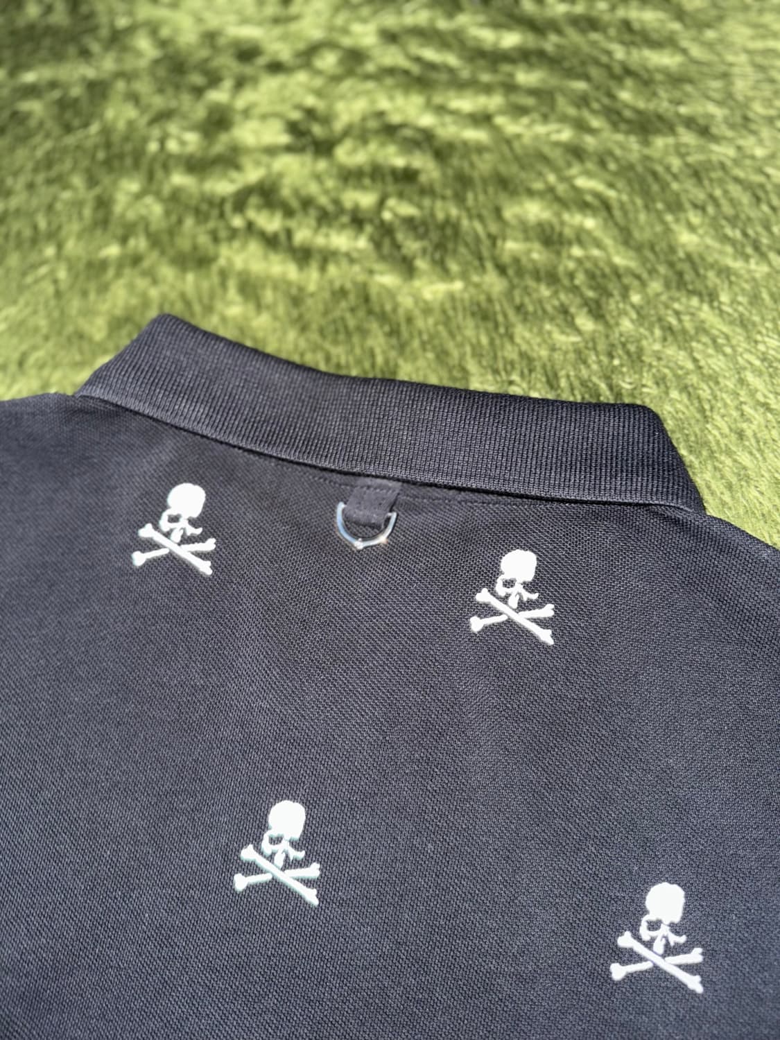 [L] 마스터마인드 X 프레드페리 스컬 로고 프린트 폴로티 상품이미지8