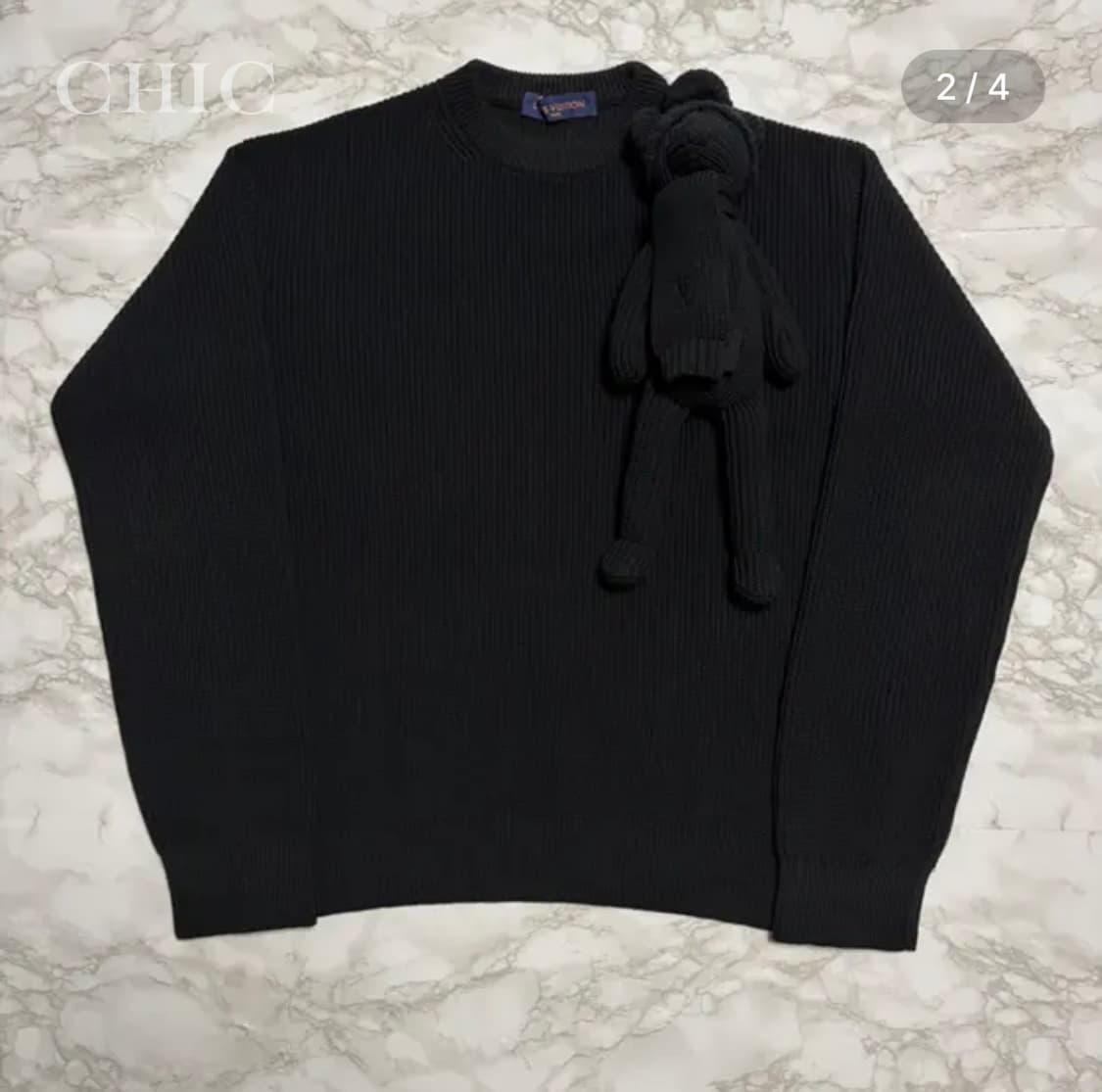 루이비통 스티치 테디베어 풀오버 니트 (한정 수량) 상품이미지2