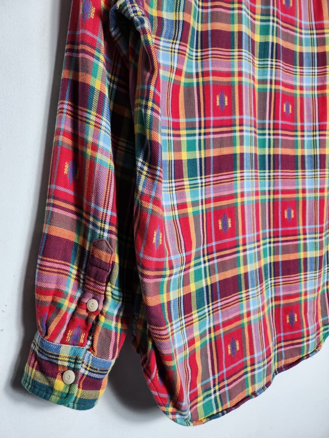 M 폴로 랄프로렌 나바호 패턴 체크 셔츠 상품이미지5