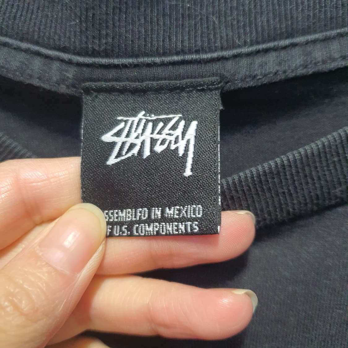 스투시 Stussy 블랙 반팔 티셔츠  상품이미지4