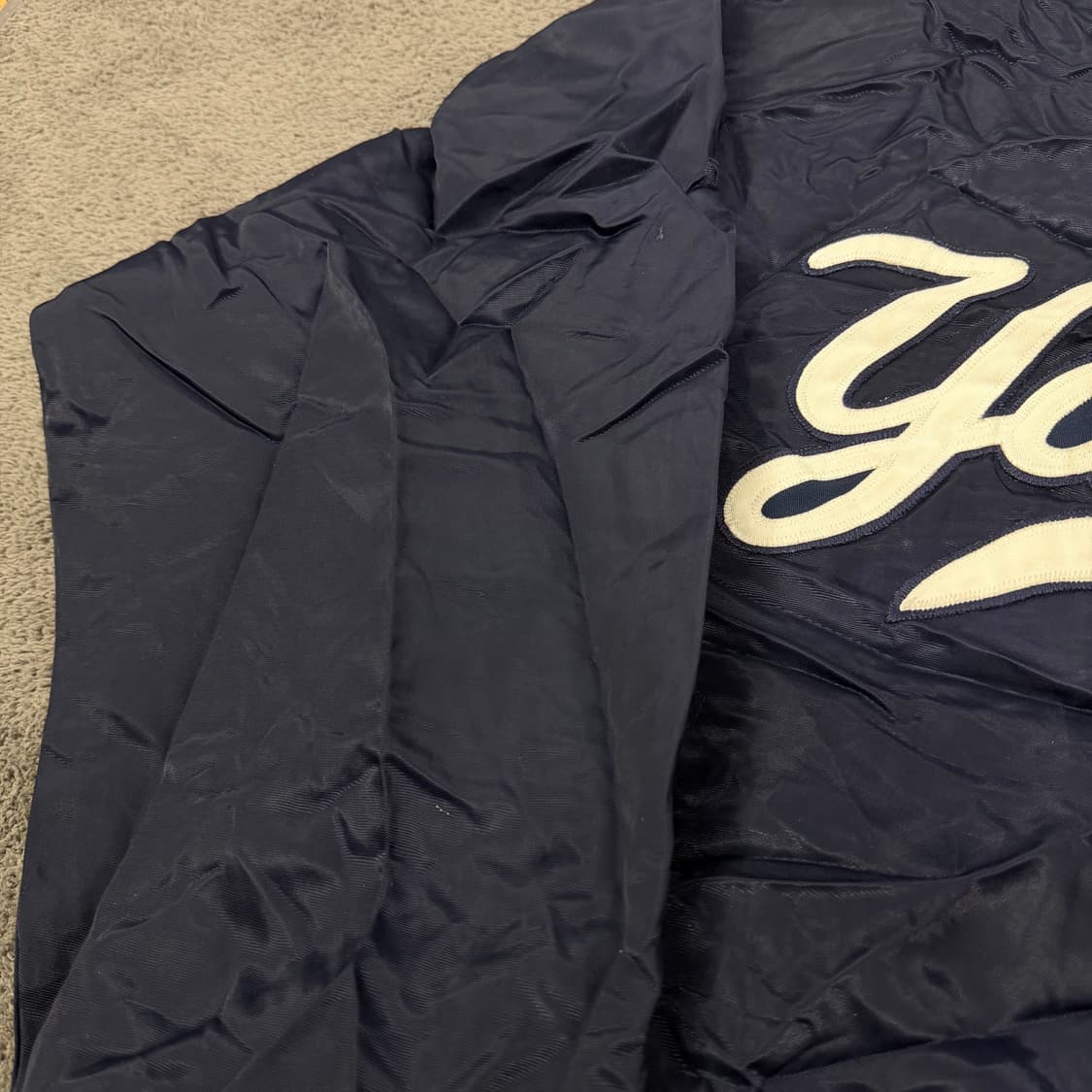 [ 정품/L ] 마제스틱 뉴욕양키스 스타디움 바시티 자켓 상품이미지7