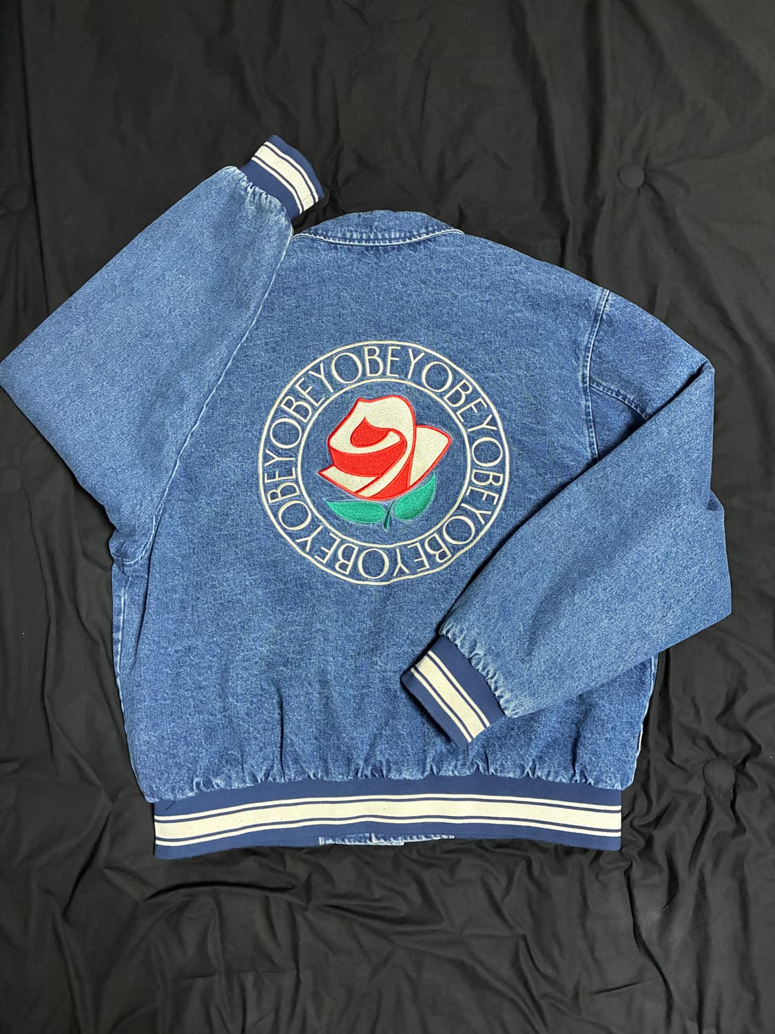 [L]오베이 데님 로즈 블루종 상품이미지3