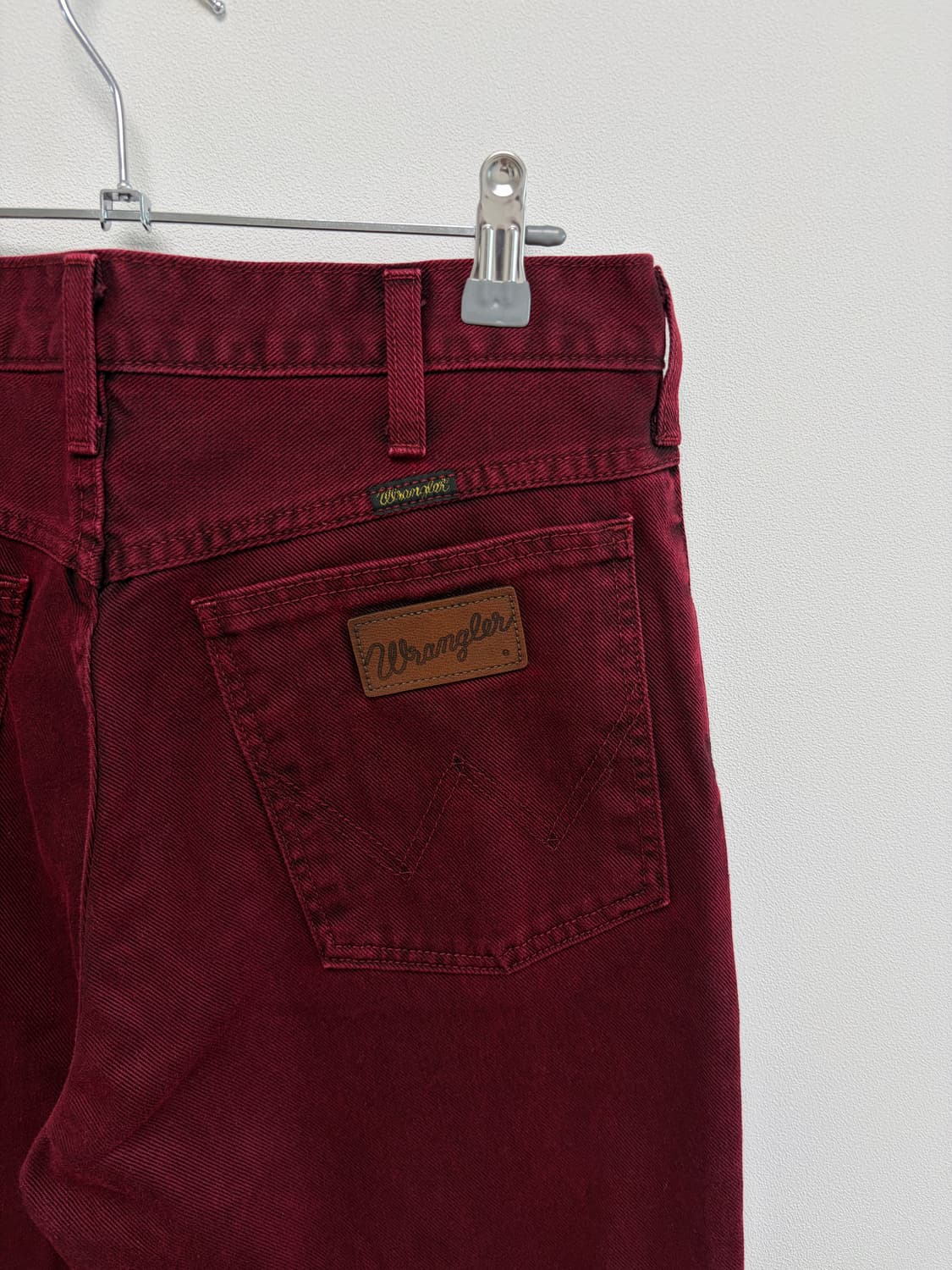 랭글러 버건디 데님 팬츠 (30inch) 상품이미지4