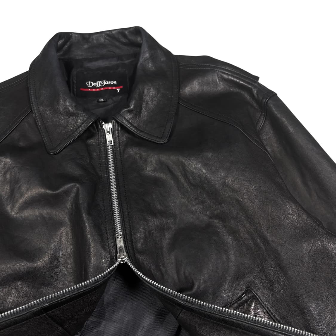 도프 제이슨 블랙컬러 프리미엄 램스킨 봄버자켓 상품이미지2