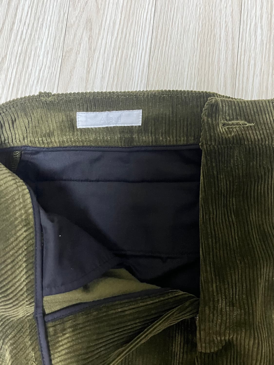 [48] 아이엘 aieul armony trouser khaki 상품이미지3
