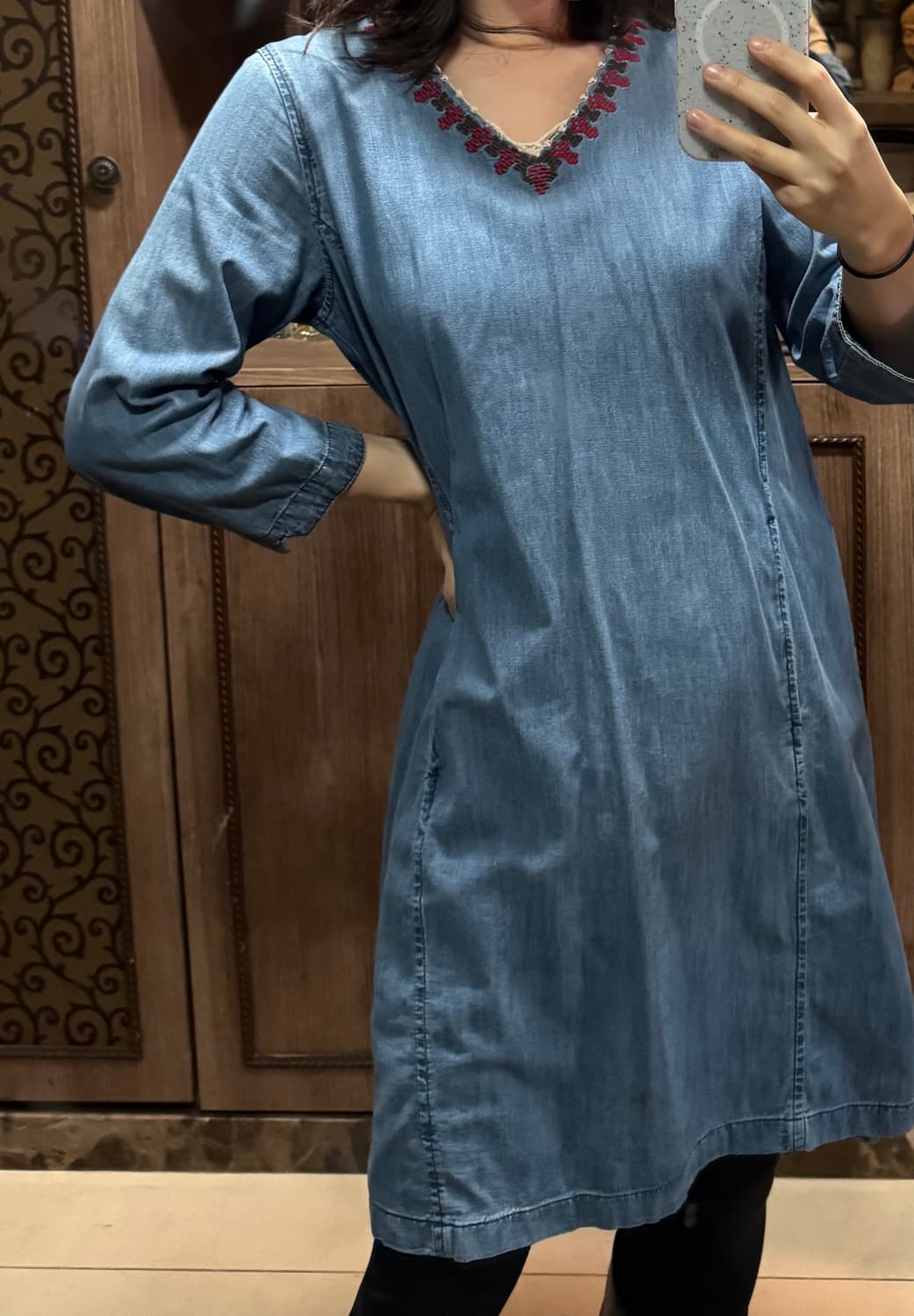 Thursday island 청 원피스 상품이미지2