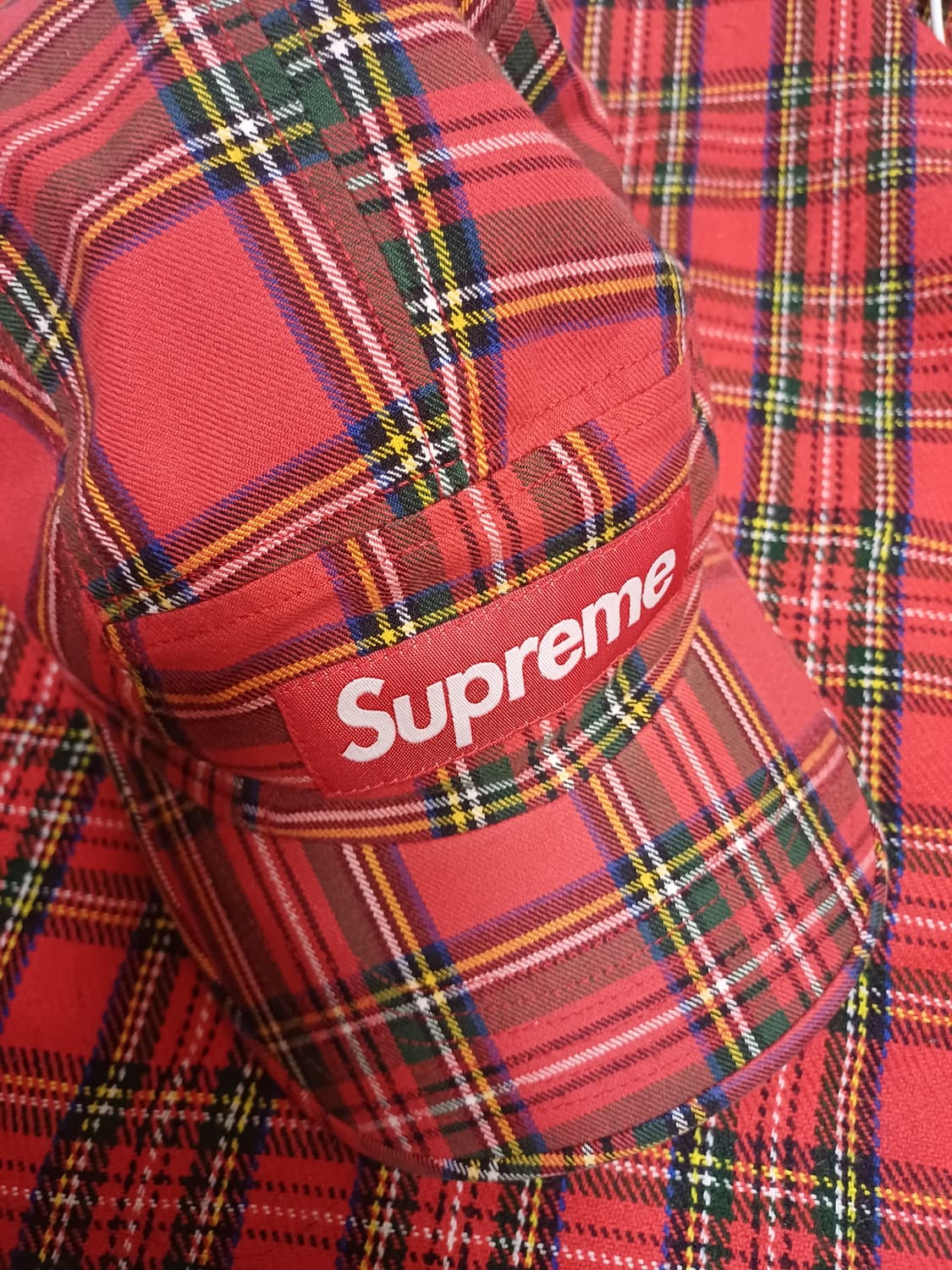 슈프림 캠프캡 체크  상품이미지5