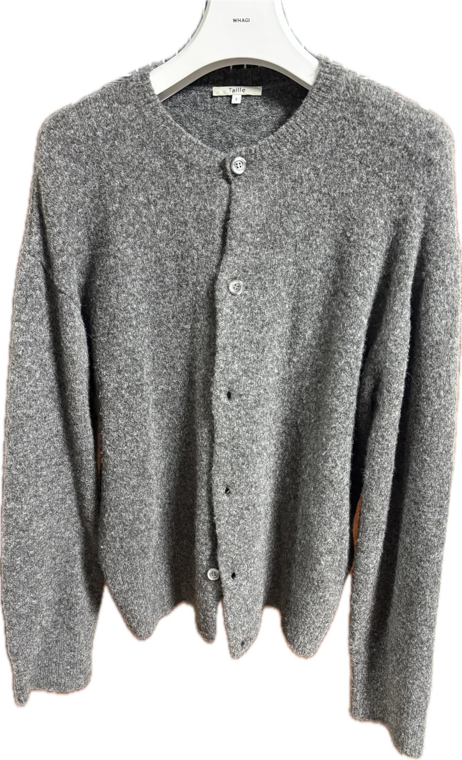 타일레 파인 울 가디건 그레이 3 상품이미지2