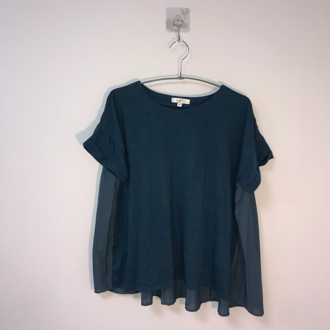 Unique Back-Pleated Chiffon Combination  상품이미지1
