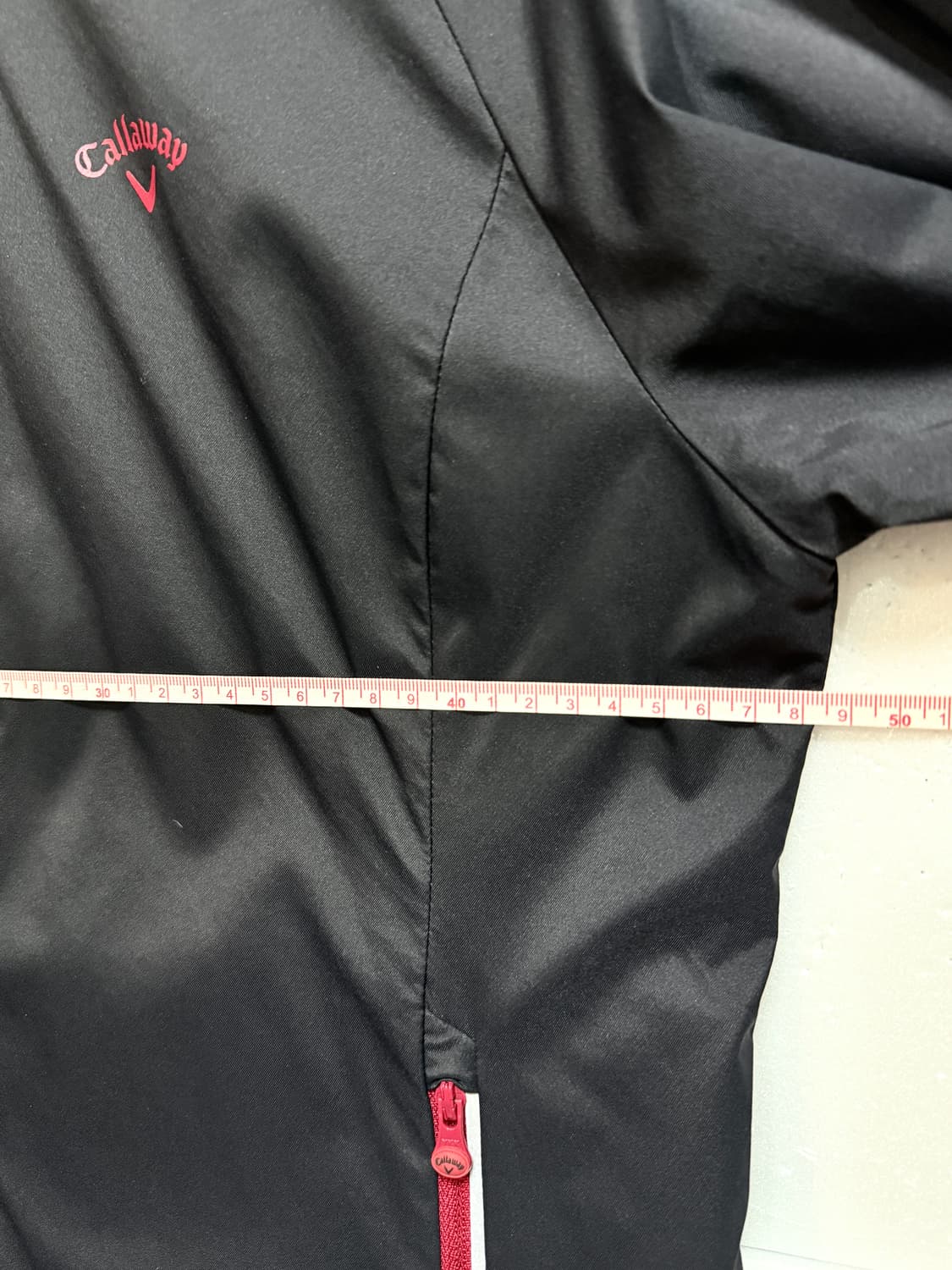 정품)캘러웨이 골프 바람막이 자켓 100 블랙 여성 골프웨어 점퍼 상품이미지8