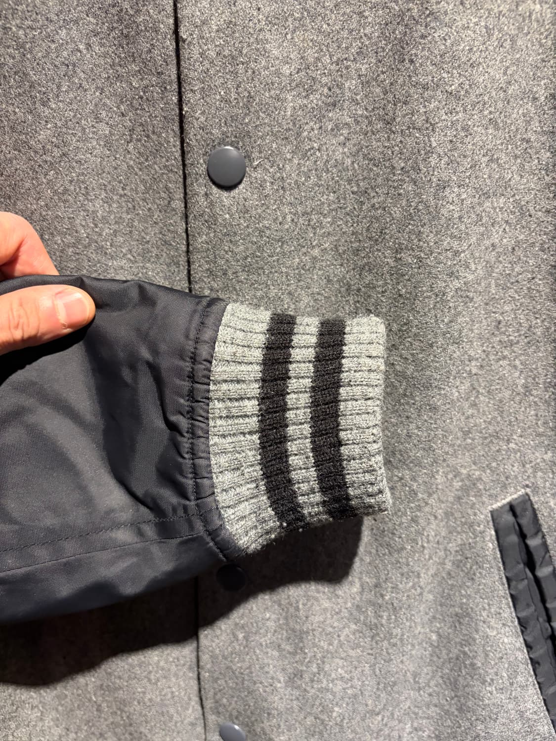 Beams wool ma-1 blouson /빔즈 마원 항공점퍼 블루종 상품이미지5