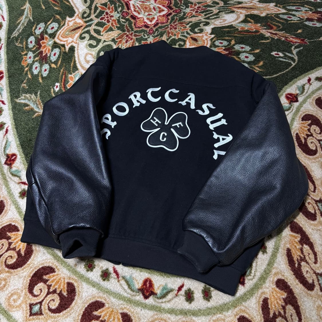 Heritagefloss wool varsity jacket (M) 상품이미지1