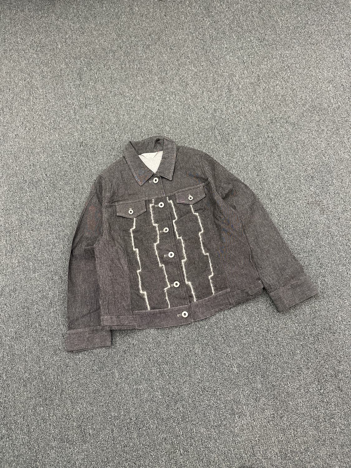 재패니즈 빈티지 흑청 데님자켓 상품이미지1