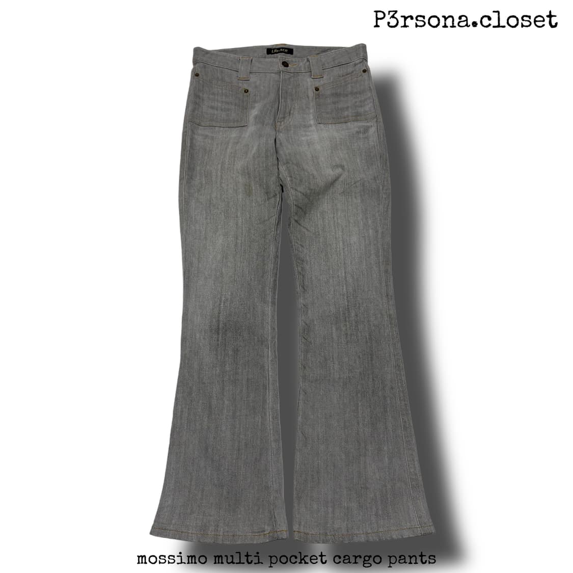 gray boot cut jeans 상품이미지1