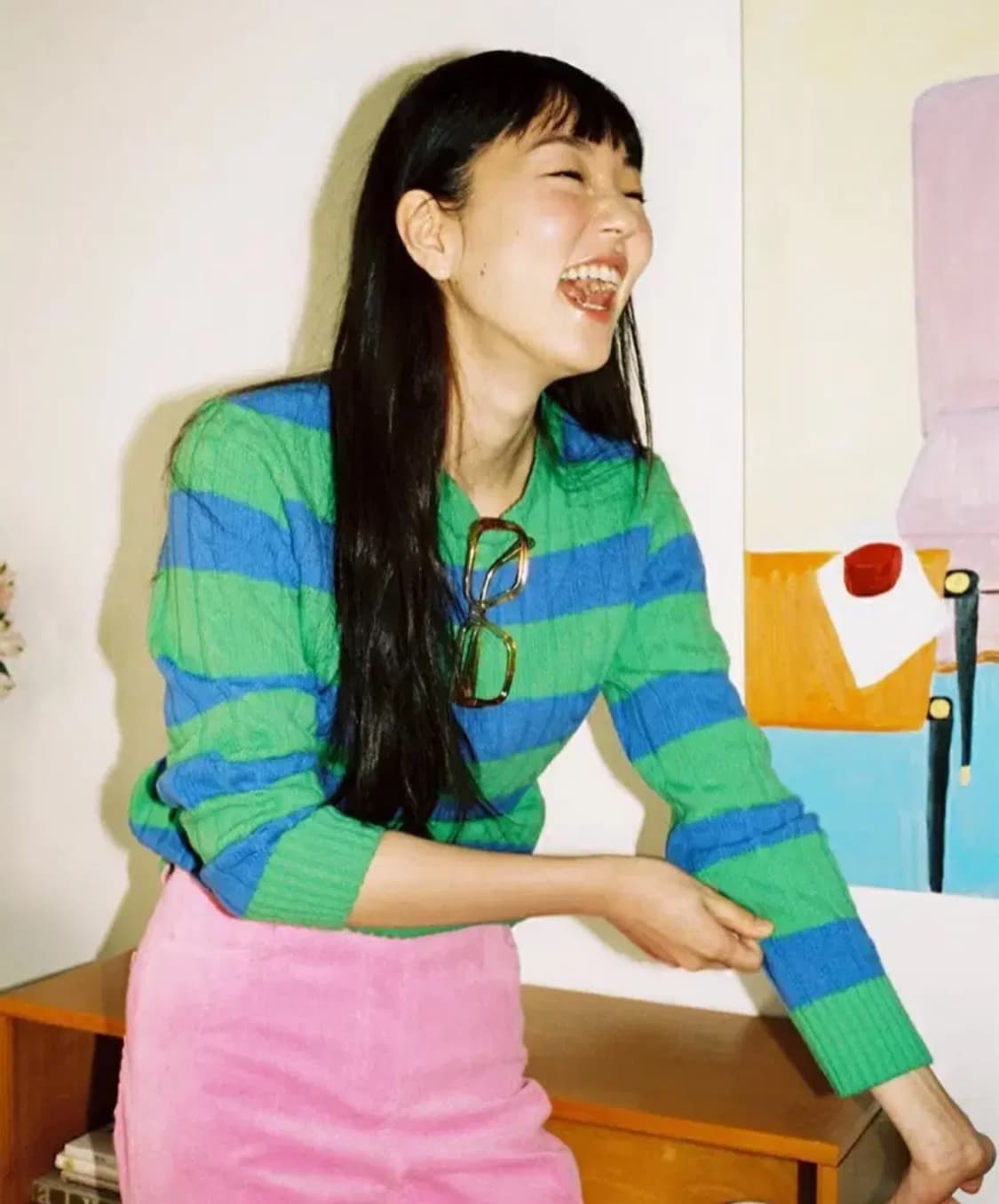 포니테일 호크니 니트 상품이미지2