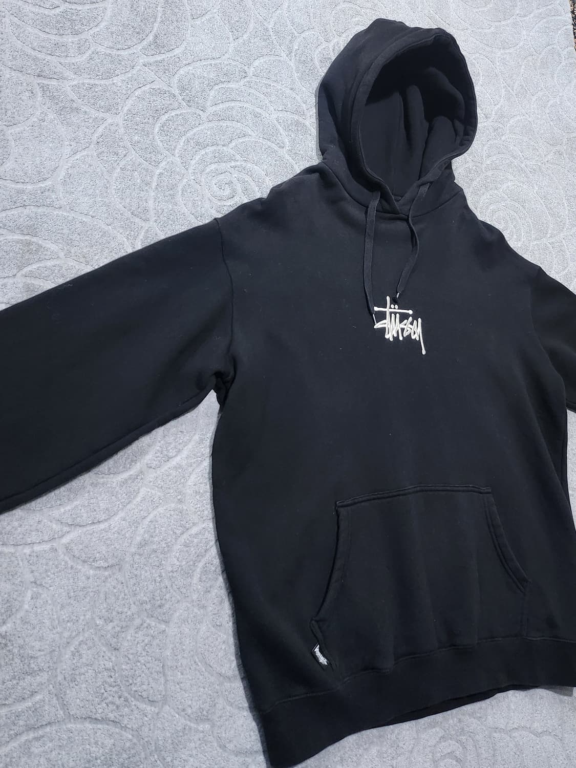 스투시(Stüssy) 블랙 후드티 상품이미지4