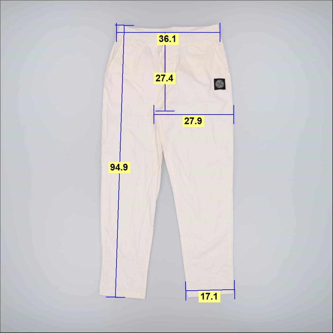 XL 빈티지 패치 린넨팬츠 0429H 상품이미지5