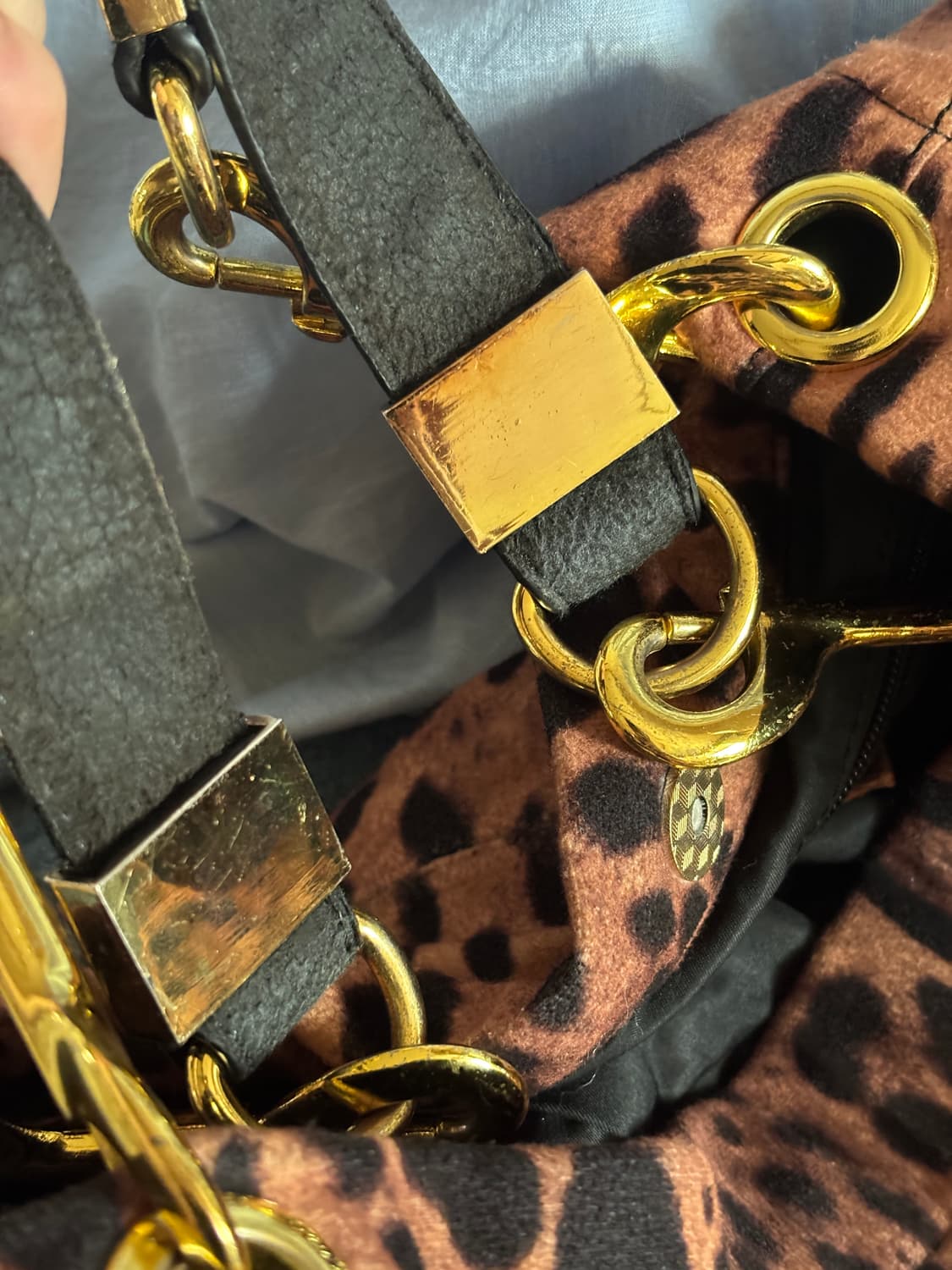 vintage dolce gabbana leopard boston bag 상품이미지8