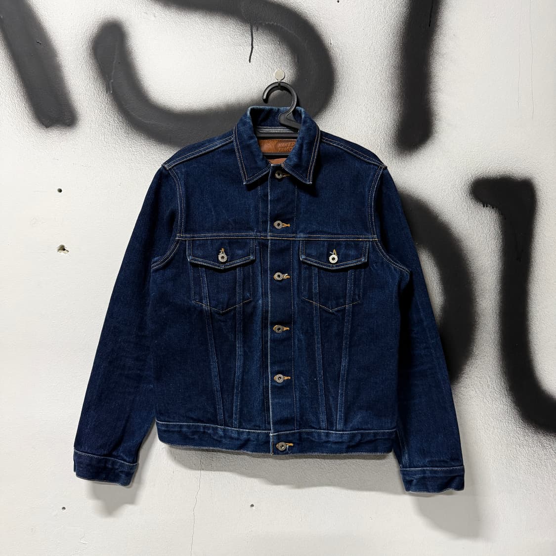 Naked & Famous 셀비지 데님 트러커 자켓 인디고 블루 상품이미지1