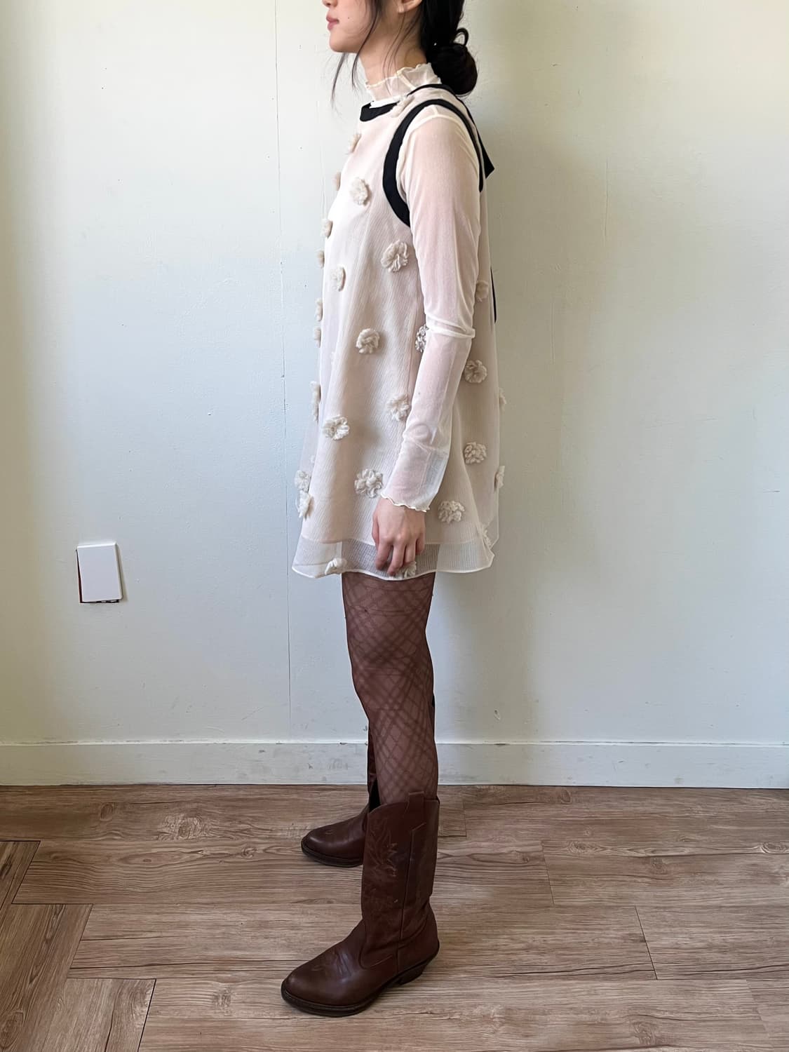 mysa&Lllna 시스루 터틀넥 상품이미지9