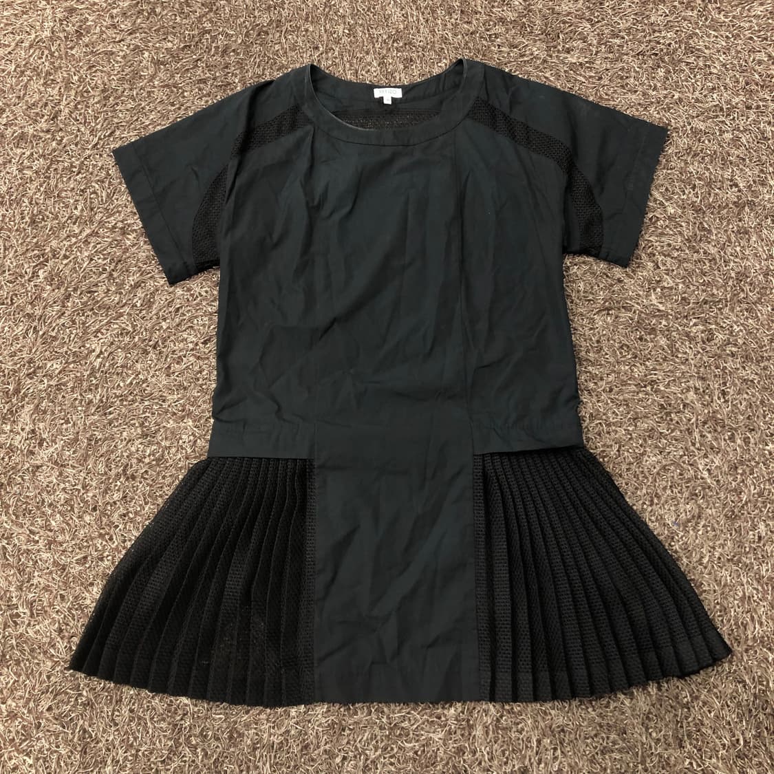 38 겐조 플리츠 반팔 원피스 55-66 상품이미지1