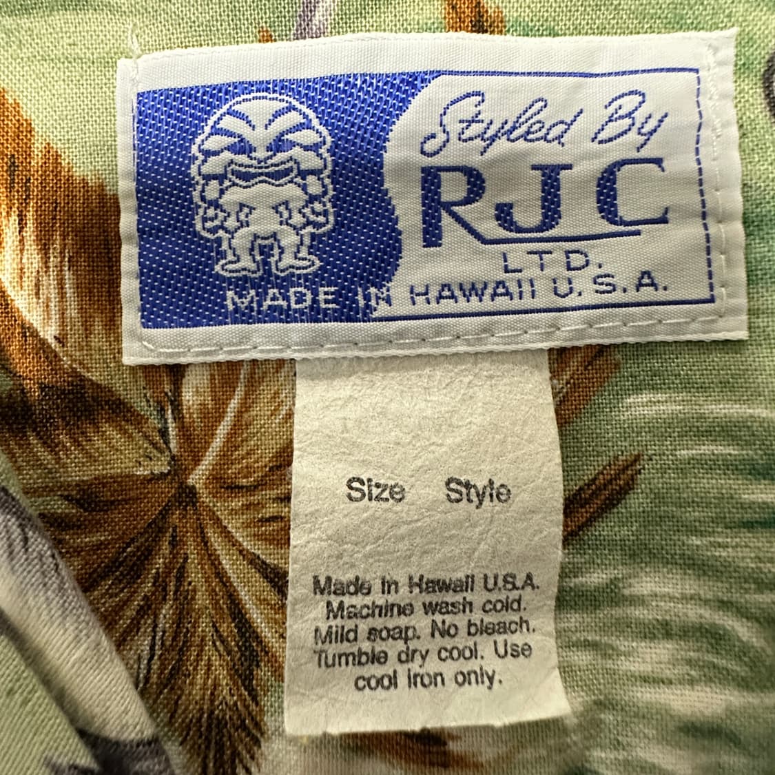 VINTAGE usa made hawaiian shirt 상품이미지4