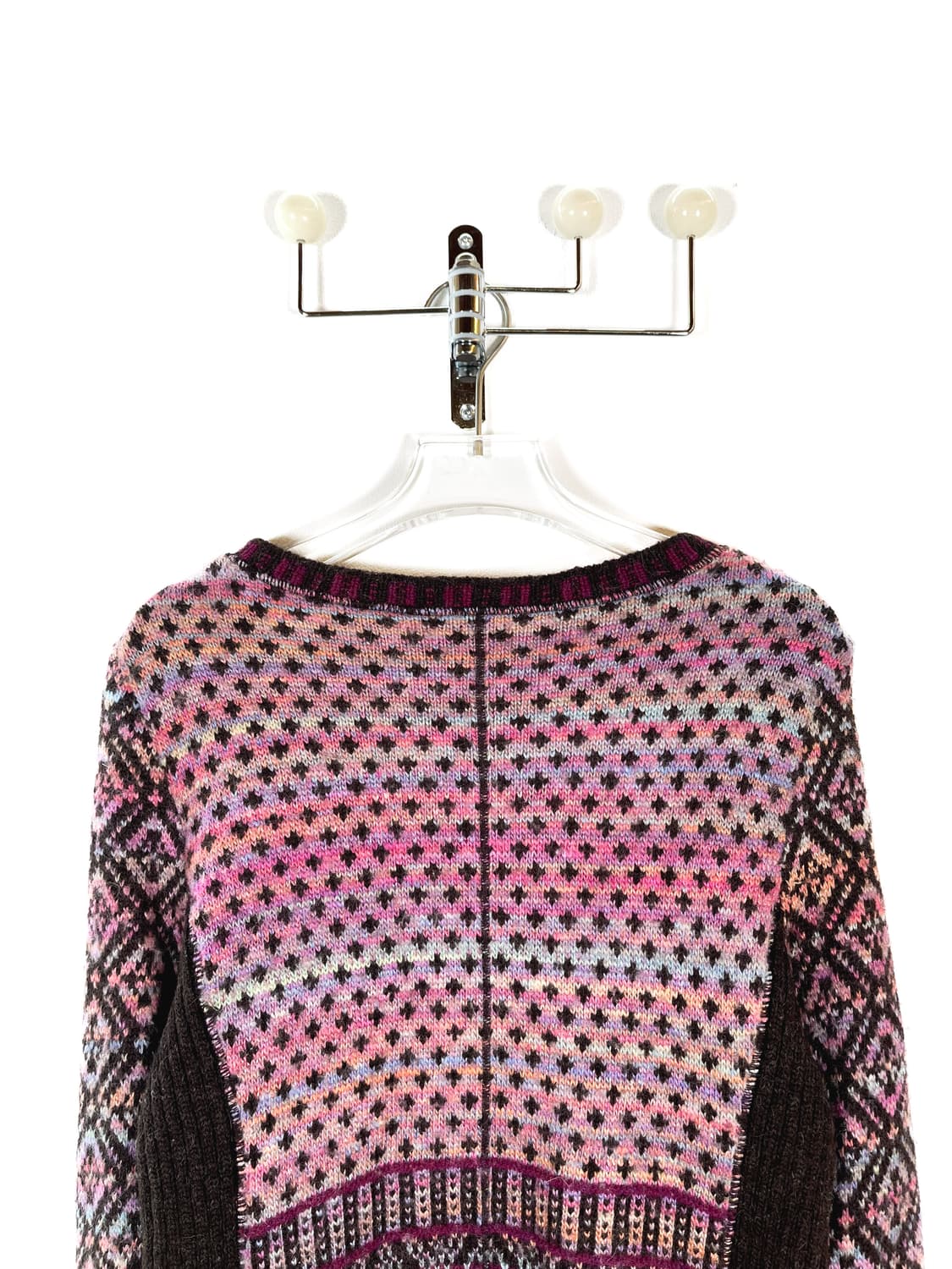 빈티지 울 알파카 실크 블렌드 니트 집업 상품이미지7