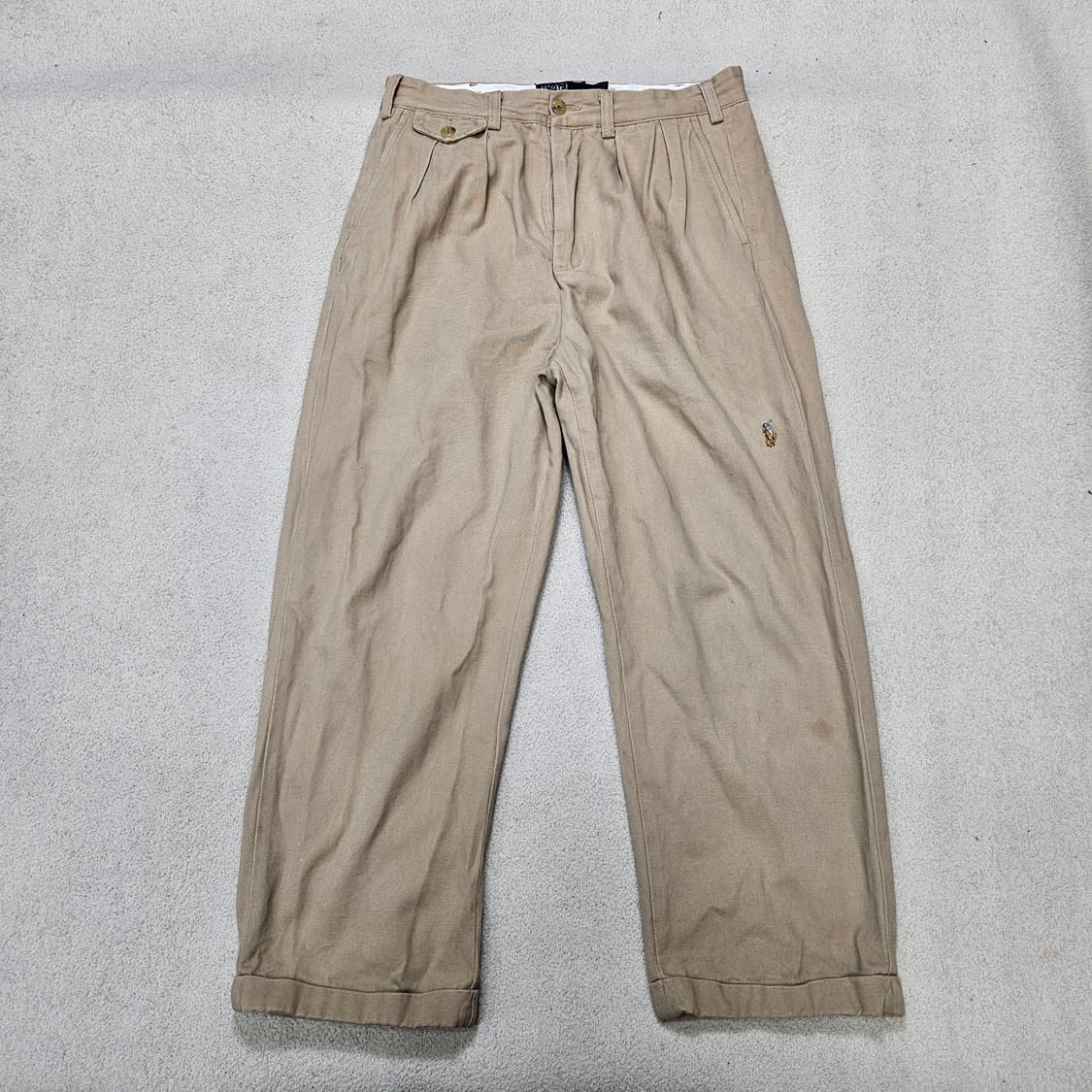 빔즈 폴로 빅 치노 팬츠 32 베이지 상품이미지1