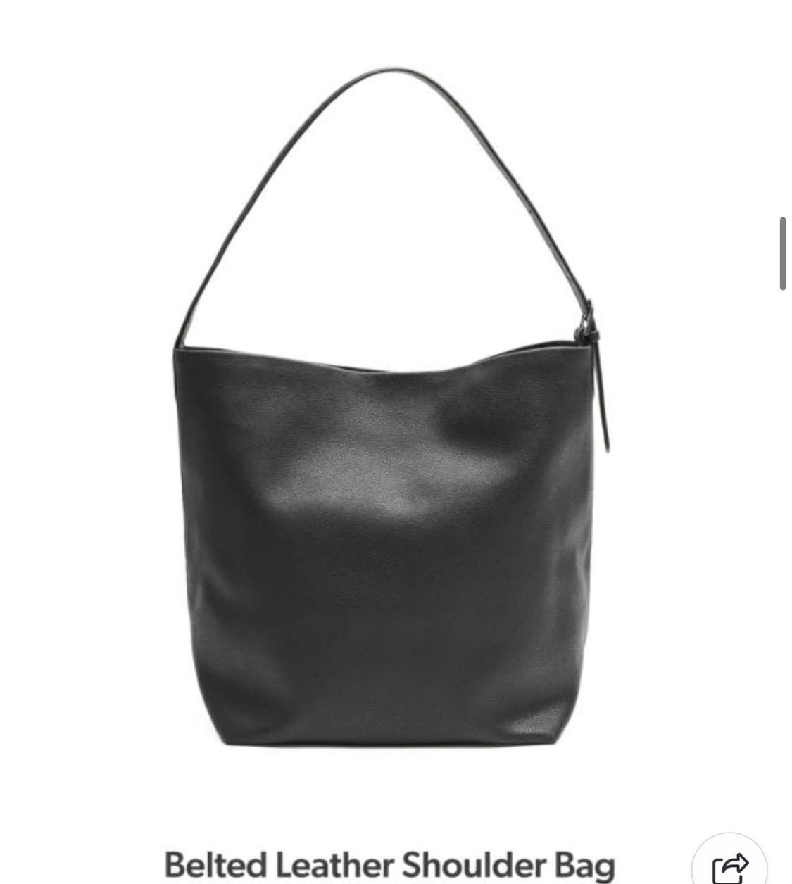 매드고트 x 후스 벨티드 레더 숄더백 상품이미지3