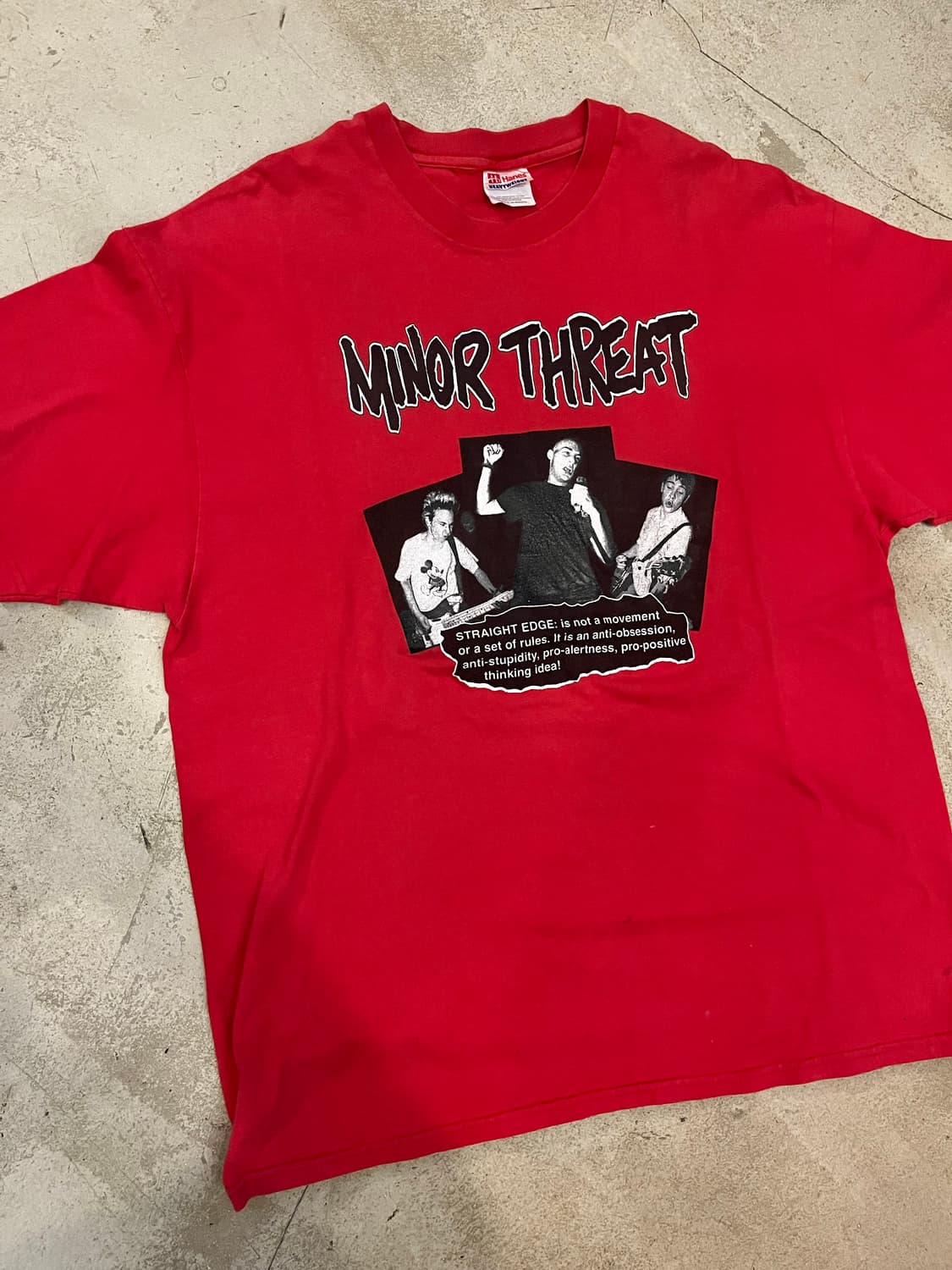빈티지 00s  Hanes Minor Threat 상품이미지1