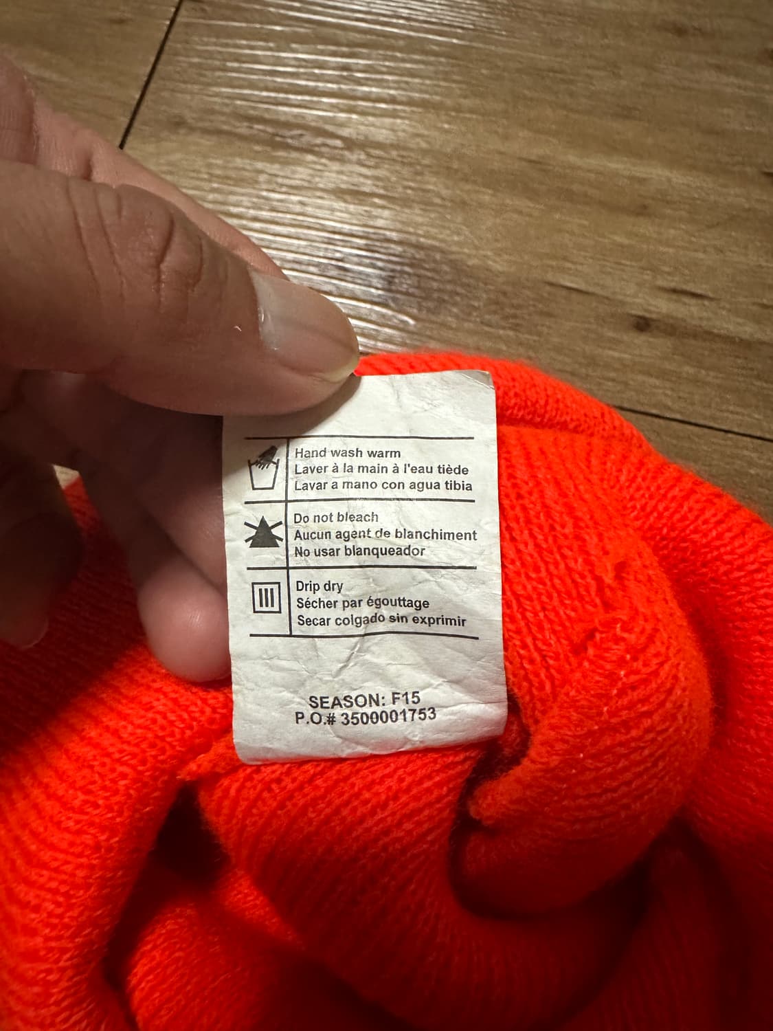 칼하트 오렌지 비니 판매 상품이미지6