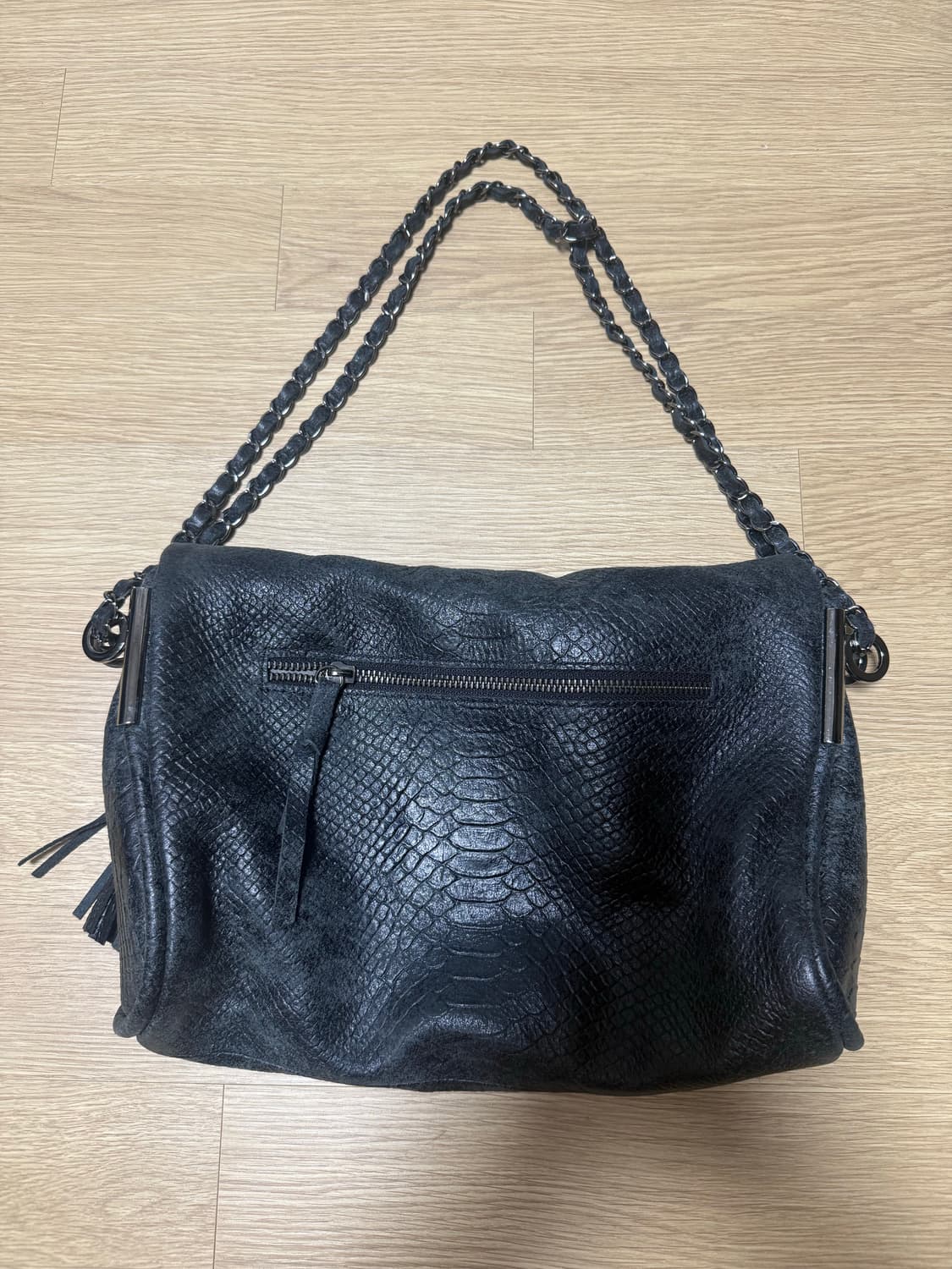 (반택포) 보헤미안 서울 레더 숄더백 상품이미지5