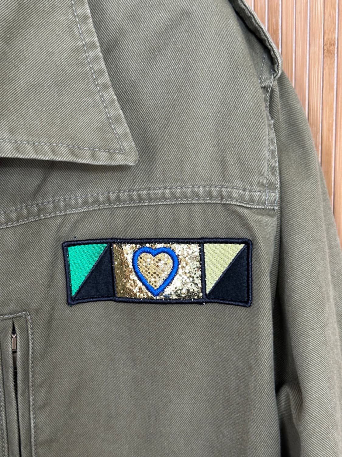 생로랑 밀리터리 패치 야상 상품이미지3