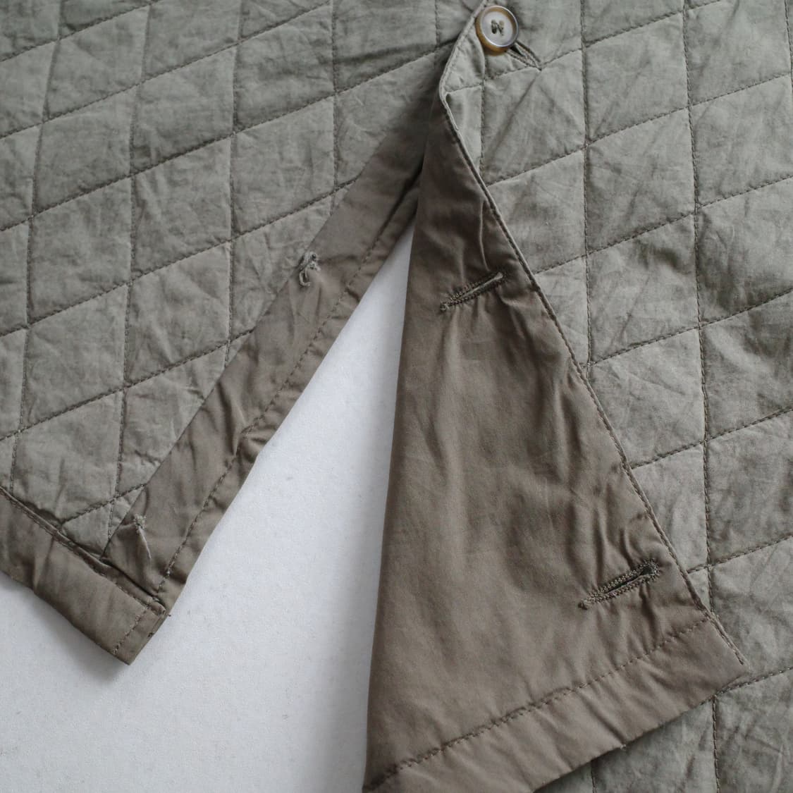 80s CP컴퍼니 빈티지 퀄팅 싱글 발마칸 트렌치 코트 52 상품이미지7