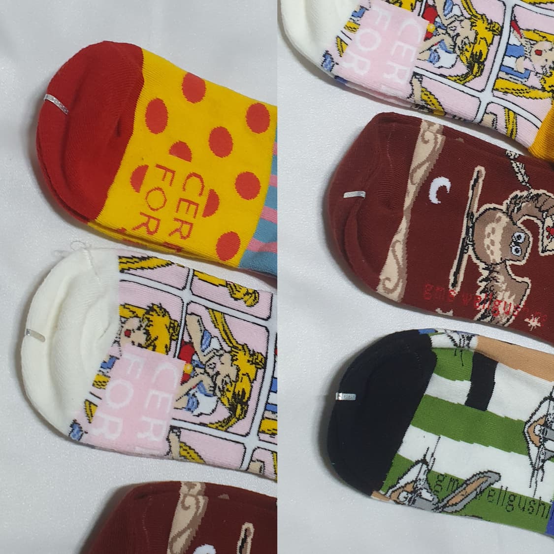 도트 부엉이 토끼 캐릭터 양말 상품이미지6