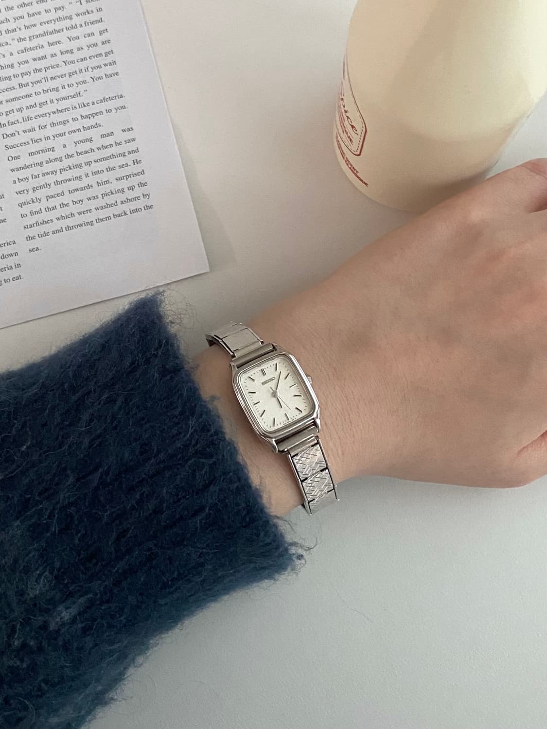 Seiko 세이코 스퀘어 쿼츠 레이디스 상품이미지6