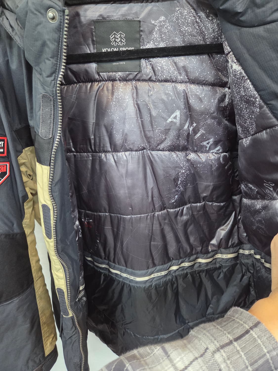 코오롱스포츠 안타티카 투웨이 경량 패딩 L 상품이미지4