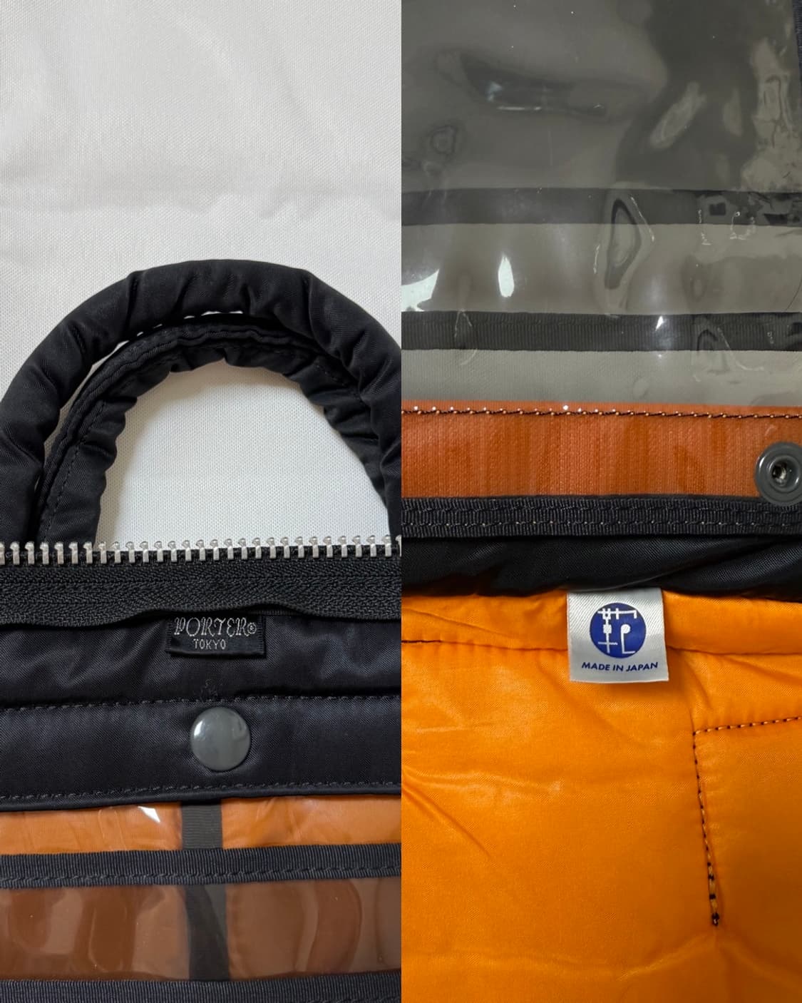 (초미품) PORTER 포터 탱커 숏 헬멧백 S 블랙 서류가방 상품이미지7