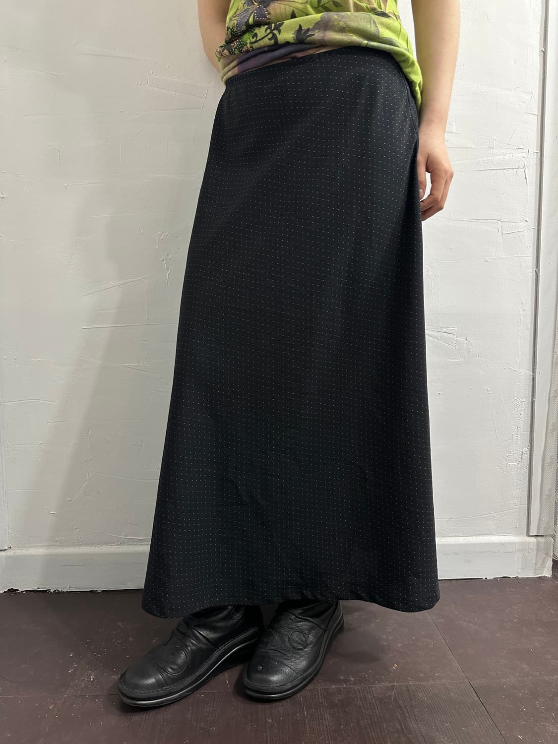 agnes b dot long skirt 상품이미지1