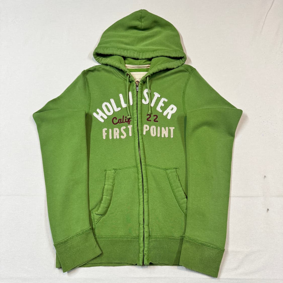 M) 홀리스터 후드집업 그린 상품이미지1