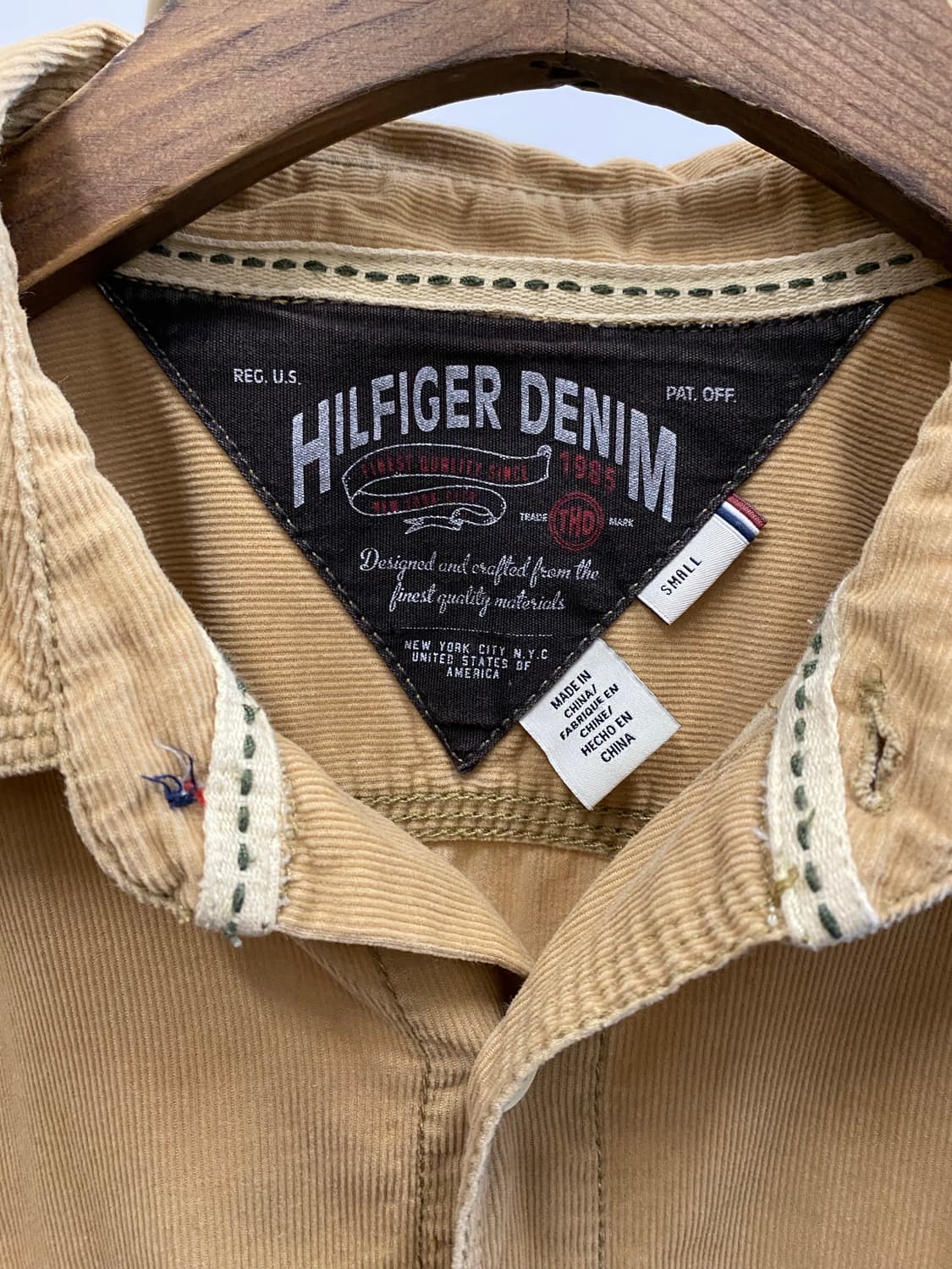 타미힐피거 코듀로이 셔츠 상품이미지3