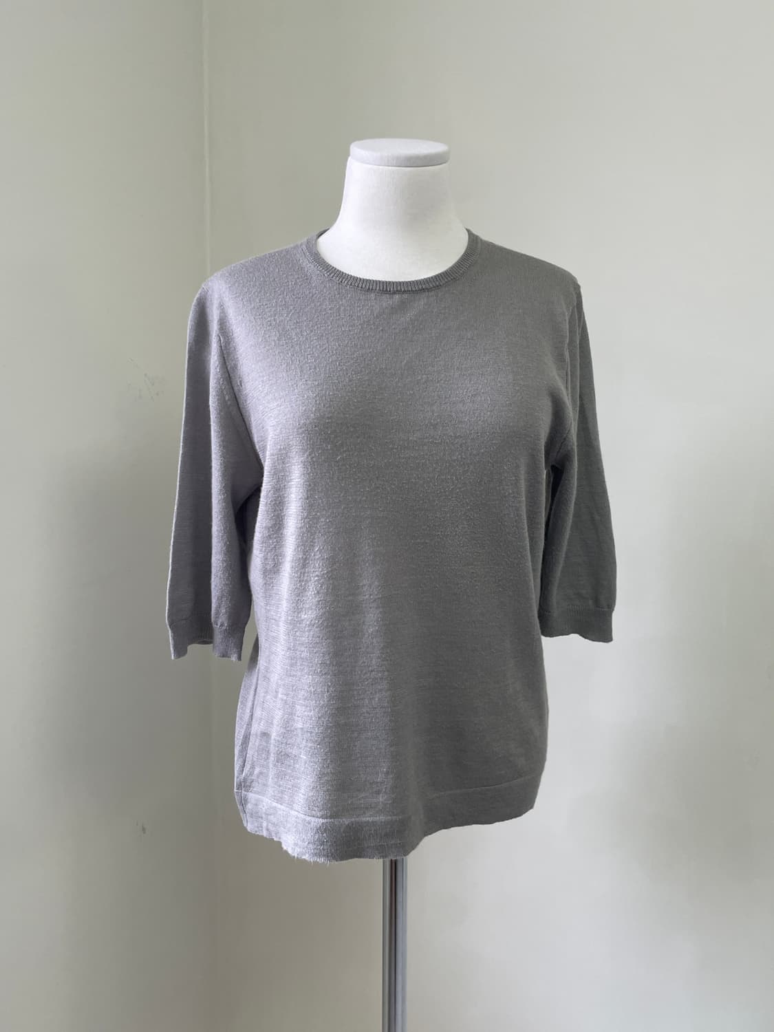 마가렛호웰 그레이 니트 반팔 J04006 상품이미지1