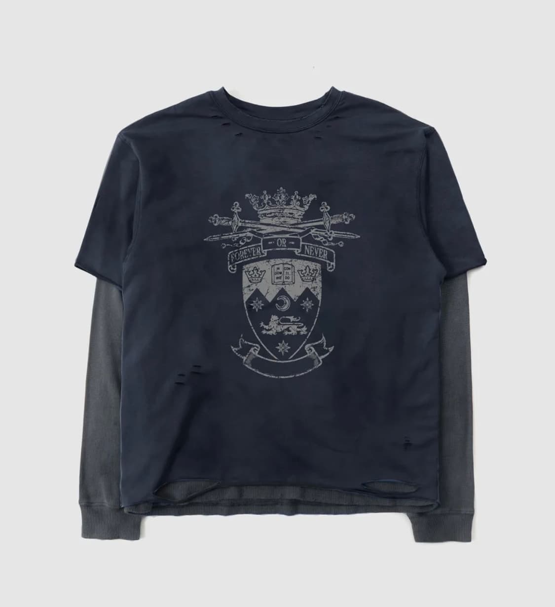 배드블러드 레이어드 데미지 롱슬리브 상품이미지1